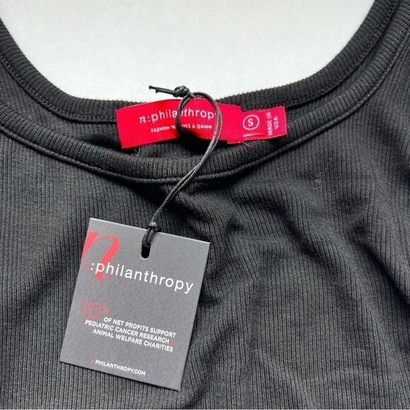 n:Philanthropy Prince Bodysuit Black Size Small NWT - Picture 4 of 9